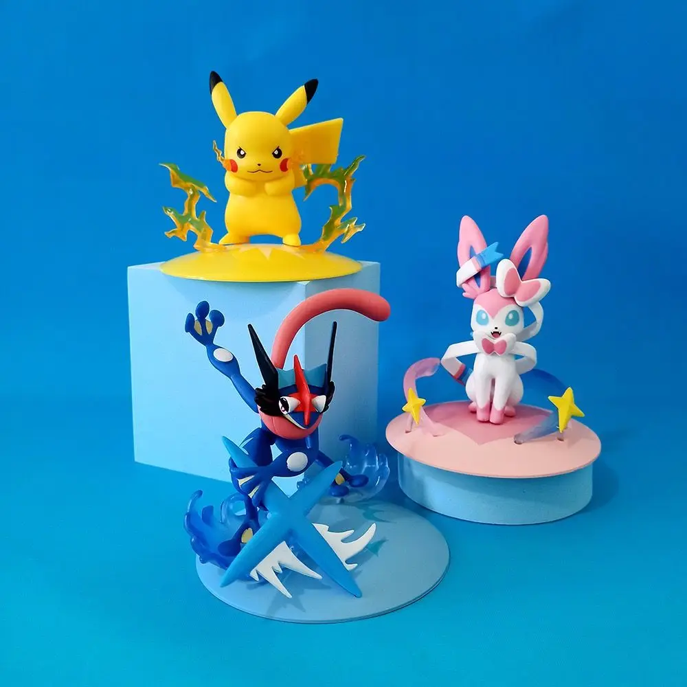 Pokémon Gengar fée Ibrahimovic Xiaozhi Version Kouga Ninja grenouille boîte aveugle à la main bureau ornement cadeau d'anniversaire