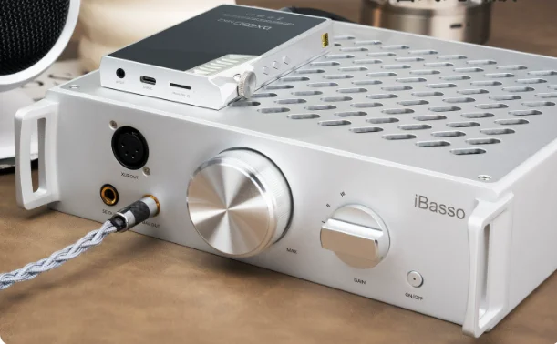 IBasso Kunlun Vollständig Symmetrischer Desktop-Kopfhörerverstärker Reiner Audioverstärker mit GaNFET-Technologie und Vorverstärker-Ausgang – Detail 1