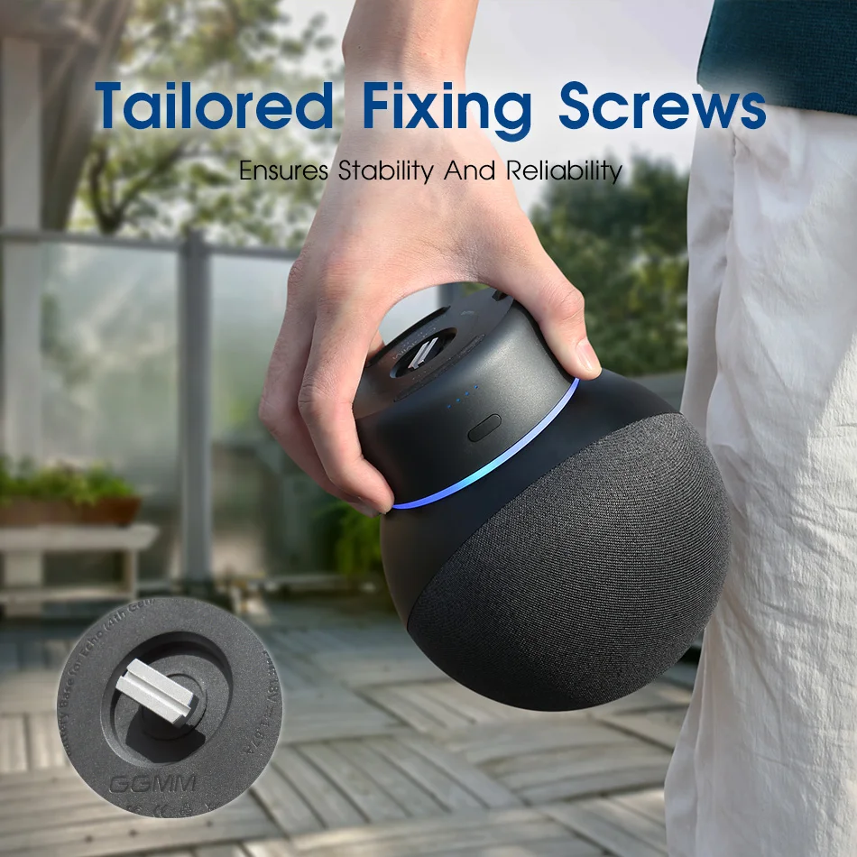 قاعدة بطارية محمولة لحزمة بطارية Echo 4 شاحن محمول قوة البنك لمحطة إرساء مكبر الصوت Amazon Alexa القابلة لإعادة الشحن