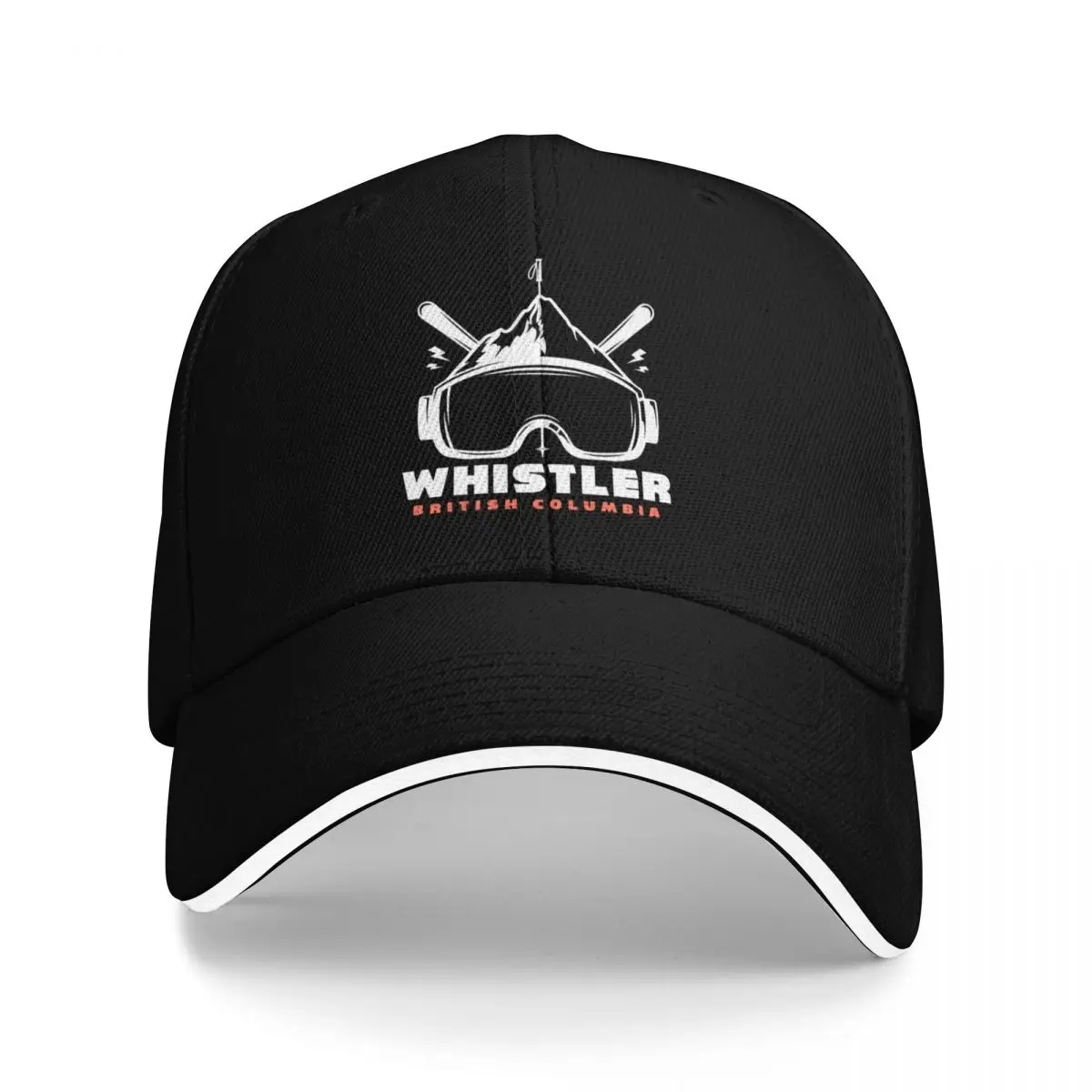 

Whistler Skiing Canada Souvenir Baseball Cap Military Tactical Cap luxury woman cap Hat Man Luxury Women's Golf Clothing Men's