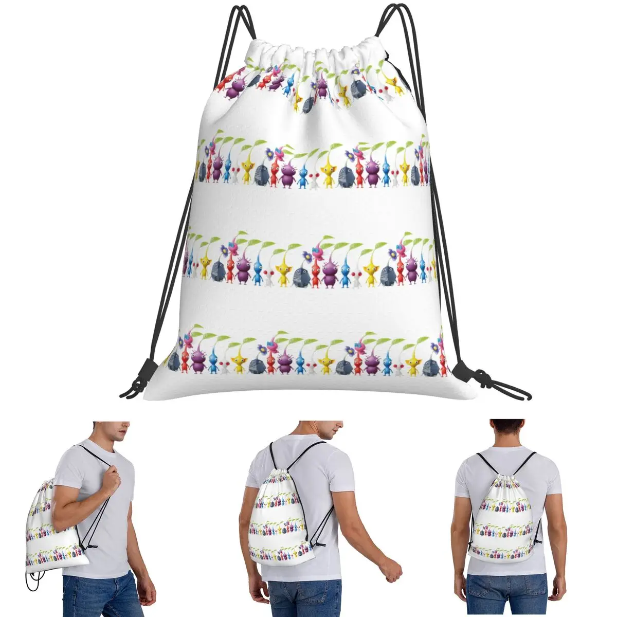 حقائب ظهر بيكمين كاجوال محمولة برباط وحقائب رياضية وحقائب كتب للطلاب والنساء