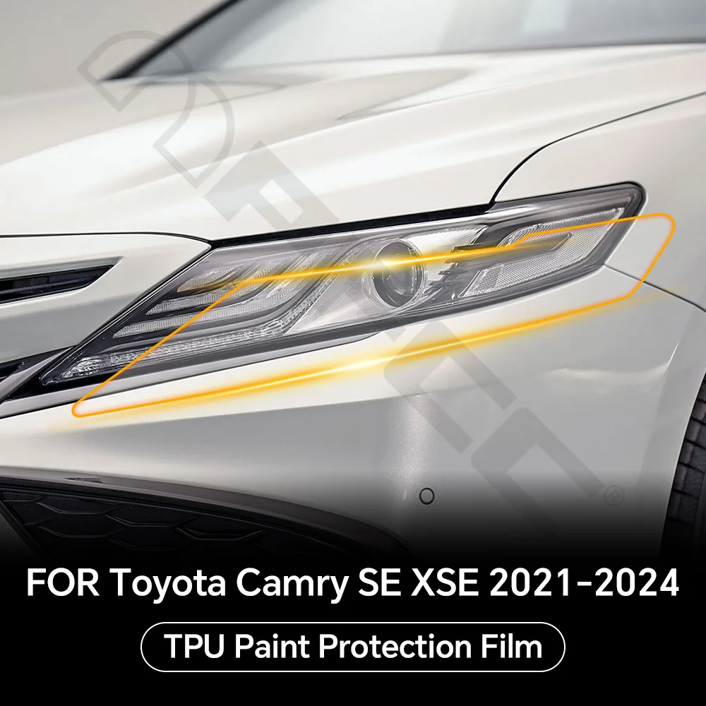 

Headlight Rearview TPU Protection Film For Toyota Camry SE XSE 2021-2024 Pre-cut Clear PPF Anti-scratch Resistant Invisible Kit