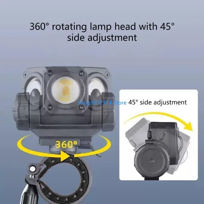 Y3NB Rechargeable LED Light for Paint Guns, Sprayer Guns Light Attachment Painting Lighting Waterproof Adjustable