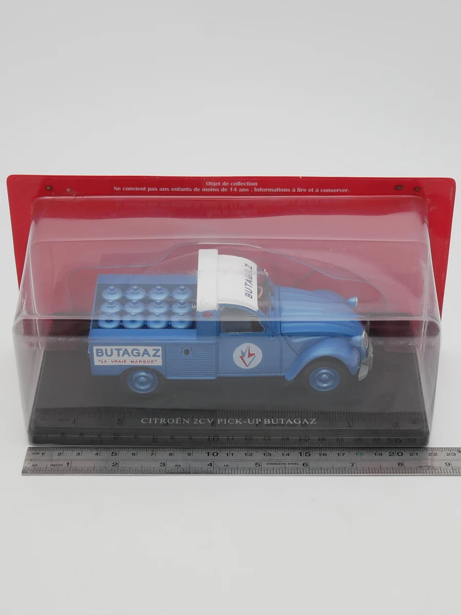 

Diecast Ixo 1:24 Scale Citroen 2CV Pick Up Butagaz Alloy Car Model Collectible Toy Gift Souvenir Display Ornament