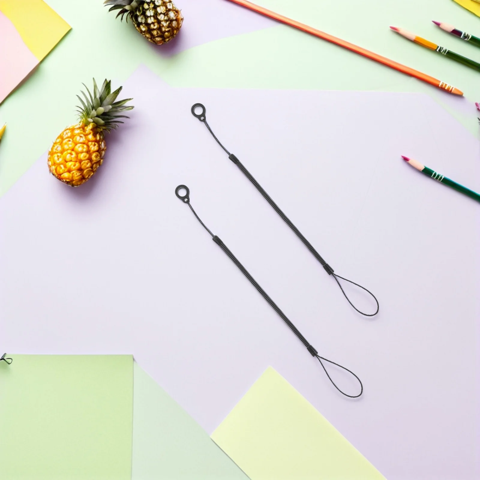 

14pcs Stylus Pen Lanyard Anti-Loss Elastic Tether Coiled Cord For Touchscreen Tablets Smartphones Drawing Tools Pen Tether