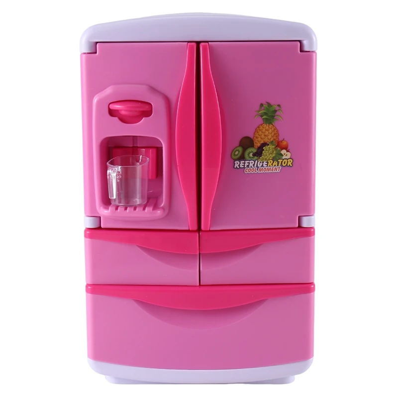 Yh218-1 Simulation Refrigerator Toy Children's Small Home Appliances Toys Boys And Girls Set Music With Lights