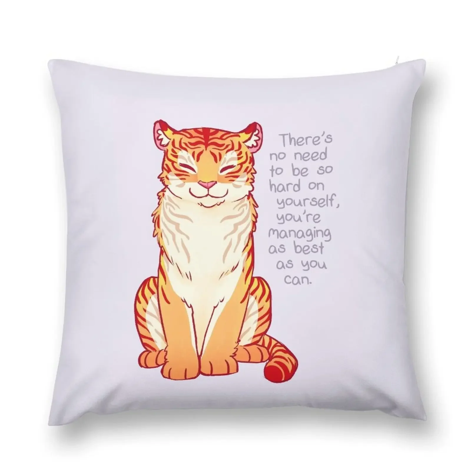 

You're Managing as Best as You Can Tiger Throw Pillow Pillow Cases Sitting Cushion Pillow Cases Decorative