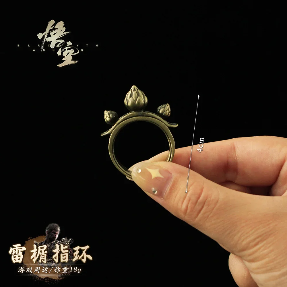 Black Myth Wukong Ring Anime Game Periphery Rings Game Props Collection Commemorative Rings Accessories Gifts