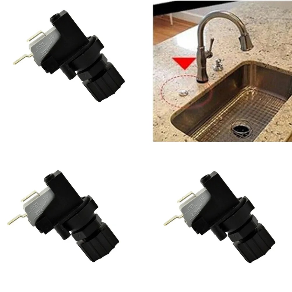 3pcs On Off Push Air Switch Jet Tool Pneumatic Air Pressure Switch Knob For Replacing Garbage Processor Swimming Pool