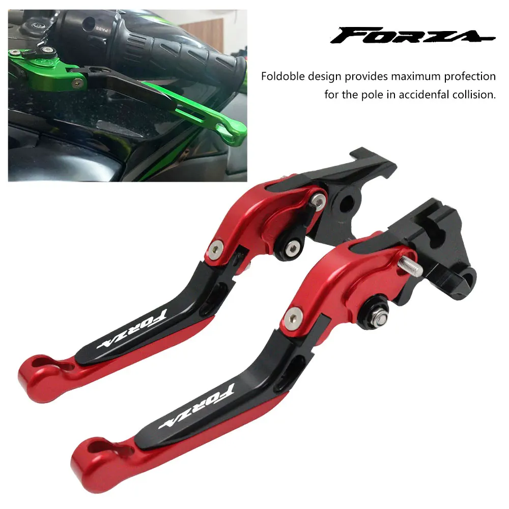 

Motorcycle Brake Clutch Levers Adjustable Folding Handle Lever Accessories For Honda Forza 300 2013-2020 Forza 350 2020-2023