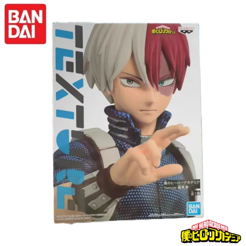 Na stanie 100% Oryginalny Bandai Banpresto My Hero Academia Figurka Todoroki Shoto 17 cm Model Anime Zabawka Prezent na Urodziny