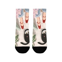 1 Pairs fashion colorful harajuku cute unisex casual socks funny women short socks