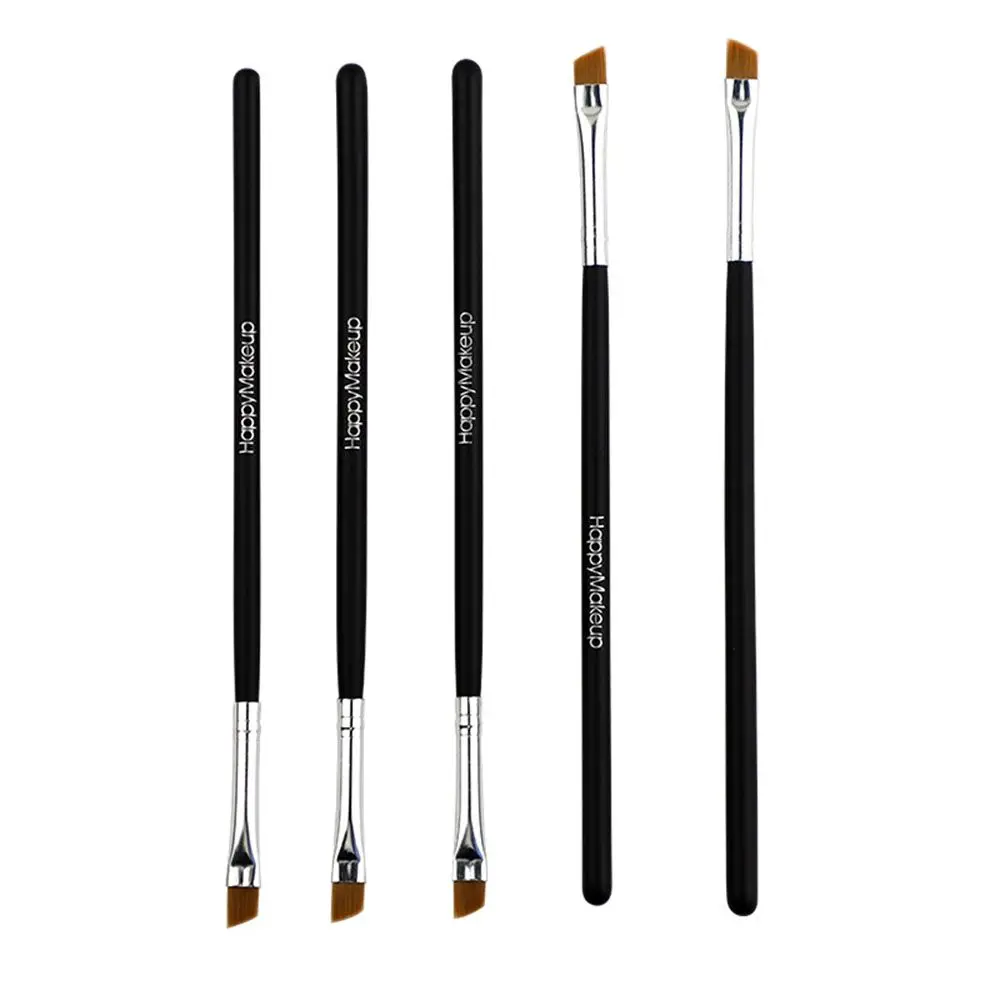 Hochwertige Holz Kabuki Gesicht Nasen bürsten profession elle kosmetische Pinsel Make-up Pinsel Augenbrauen Eyeliner Pinsel Lidschatten pinsel