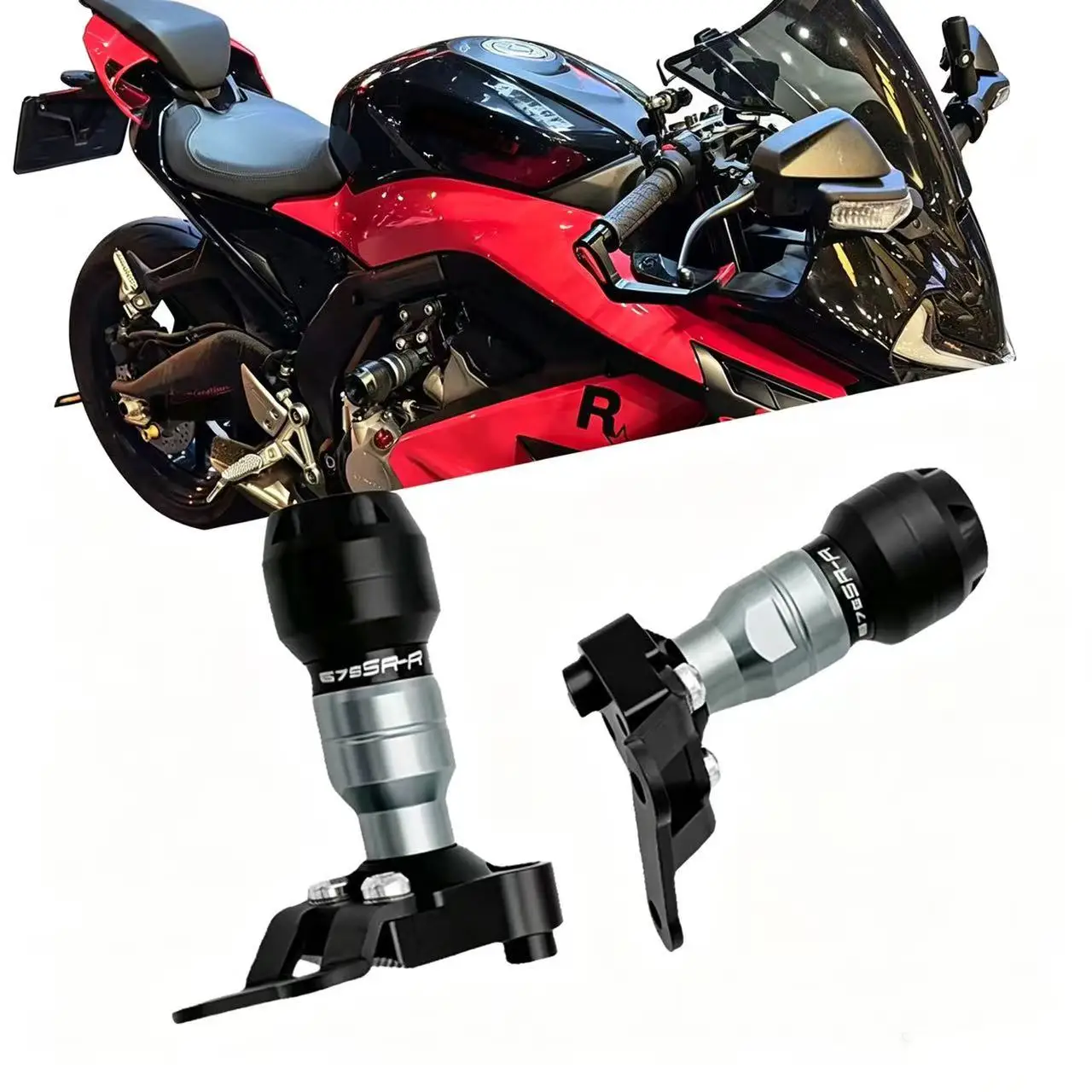FOR CFMOTO 675SR-R 675NK Anti-drop Ball Modification - Racing Bumper Modification High-strength Aluminum Accessories 675 SR New
