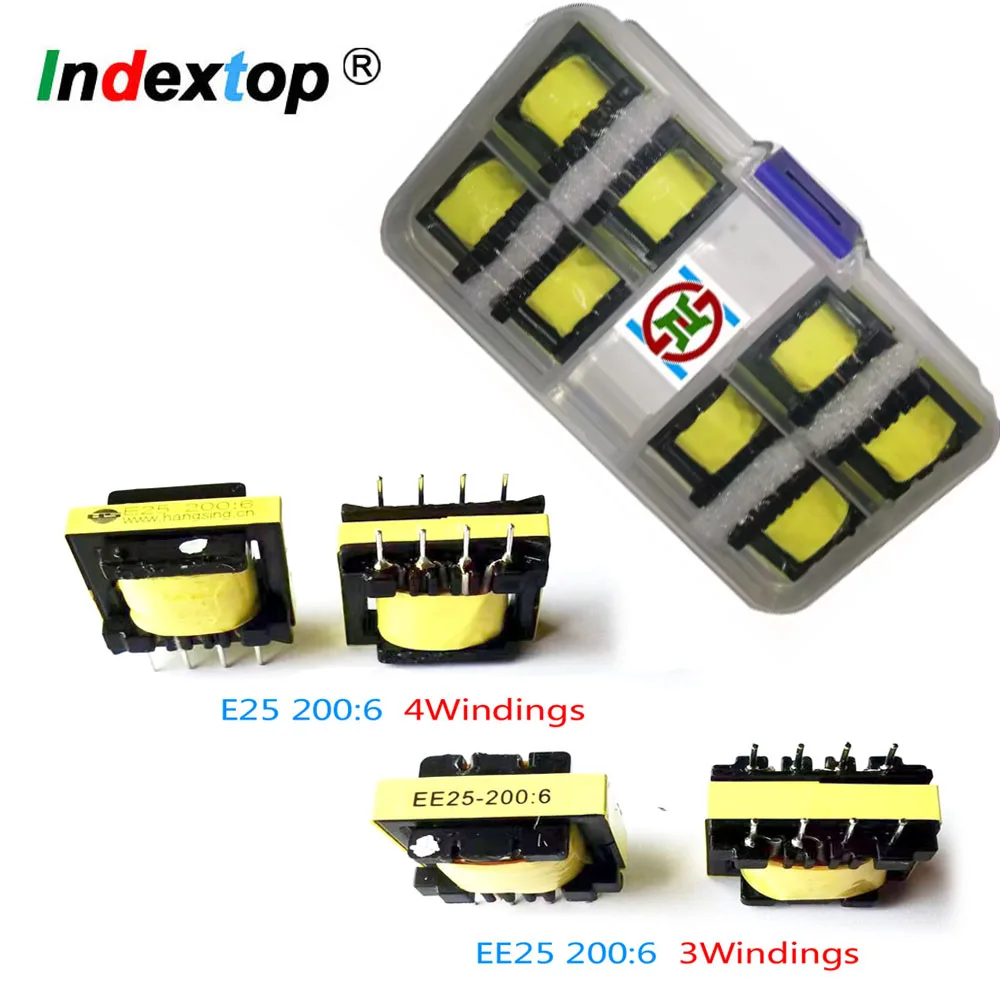 Welding machine switching 3/4 Windings power supply transformer E25 200:6 auxiliary power transformer high-frequency transformer