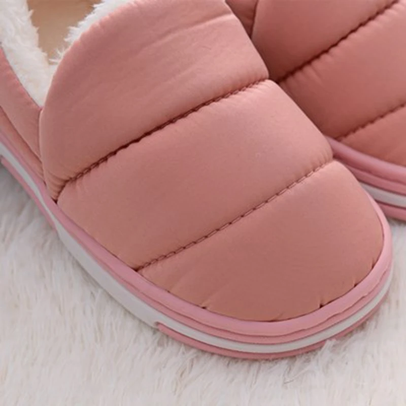 New Toddler Girl Slippers Winter Shoes Kid Casual Home Wear Baby Warm Anti-slip Loafers Solid Waterproof Children House Footwear