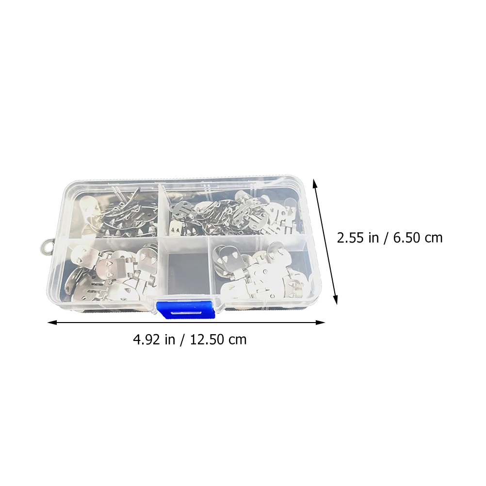 

50pcs Stainless Steel Shoe Clips Buckles Replacement Accessory for Sports Shoes Easy Installation Non Damaging