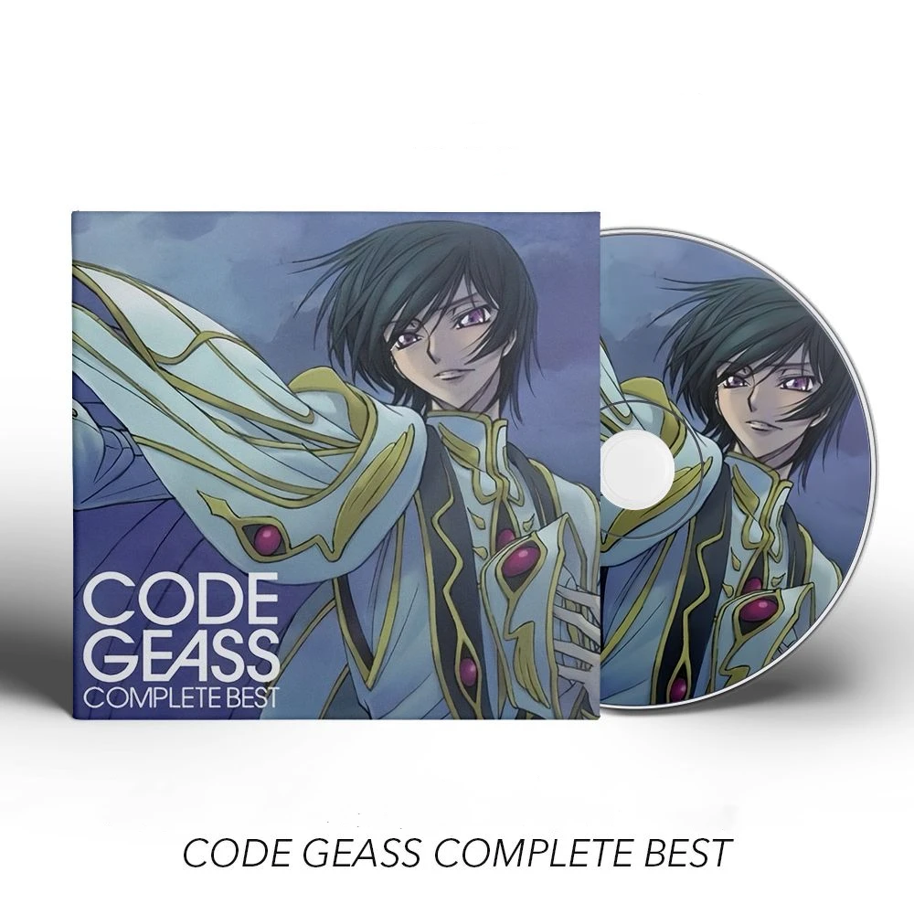 أنيمي كود GEASS Lelouch of the Rebellion Kotaro Nakagawa Music CD أعظم الزيارات ألبوم الموسيقى سجل تأثيري صندوق المسارات الصوتية هدية