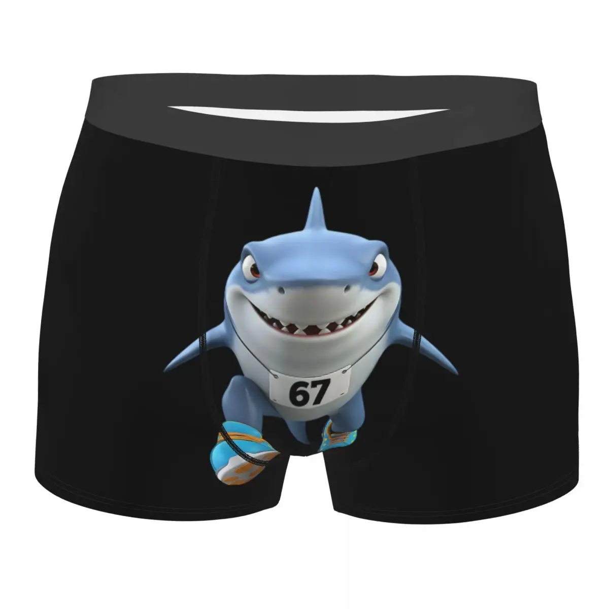 

Men 67 Meme Tralalero Tralala Italian Brainrot Boxer Briefs Shorts Panties Mid Waist Underwear Homme Funny S-XXL Long Underpants