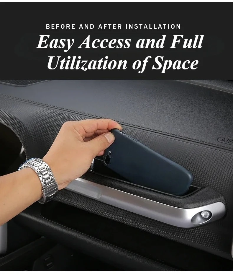 For Haval Dargo 2021-2026 Car Passenger Handle Storage Box Co-pilot Grab Handle Organizer Box Interior Decoration Accessories detail image 4