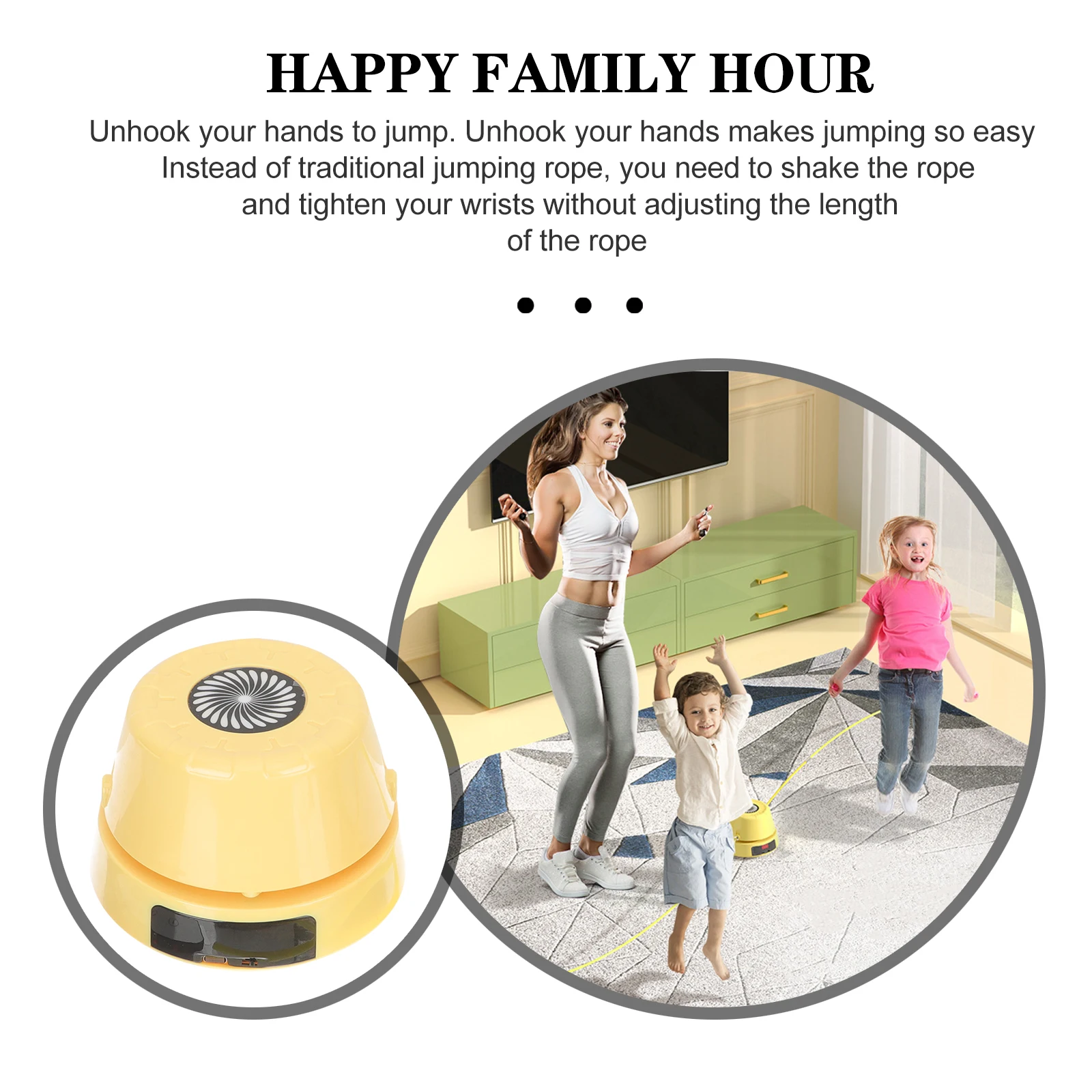 مجموعة واحدة من آلة حبل القفز الأوتوماتيكية الإلكترونية للتحكم في السرعة والتدريب على اللياقة البدنية عن بعد المحمولة في الأماكن المغلقة