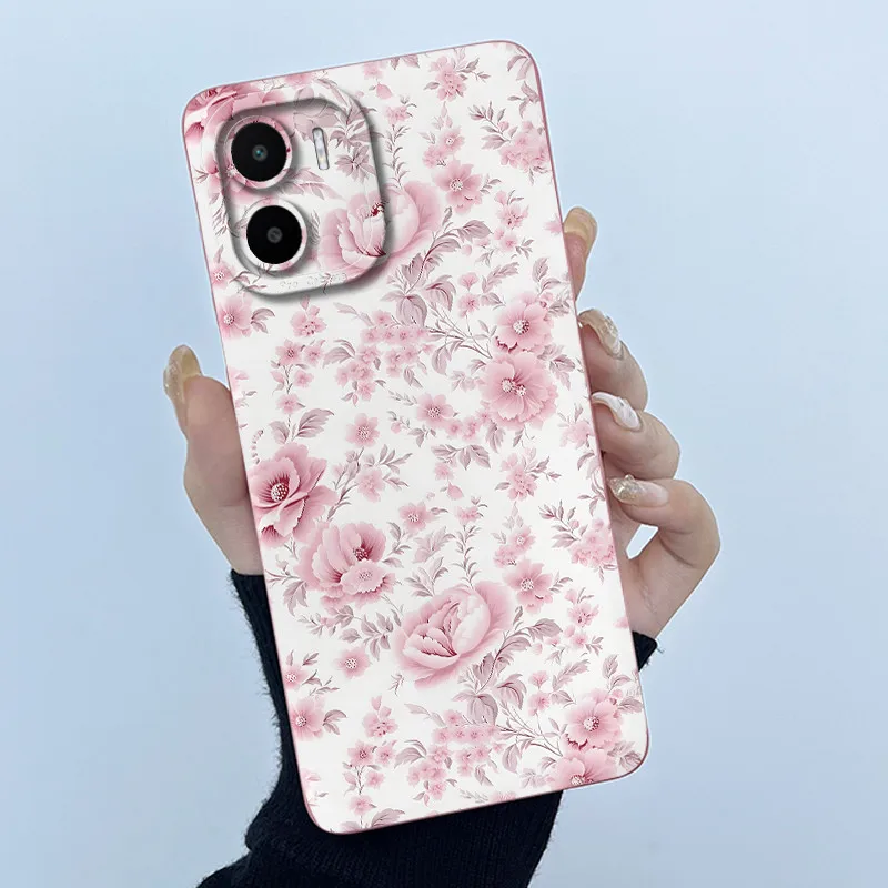 Voor Xiaomi Redmi A1 A2 Plus Telefoon Case Leuke Panda Volledige Bescherming Zachte Vloeibare Siliconen Achterkant Voor Redmi A1 EEN 1 A1 + A2 + Funda