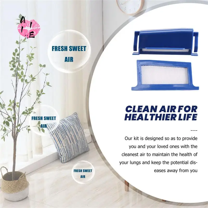 

A11E-Сменные CPAP-фильтры для Respironics Dreamstation 6, многоразовый слот для фильтра + 6 одноразовых фильтров сверхтонкой очистки