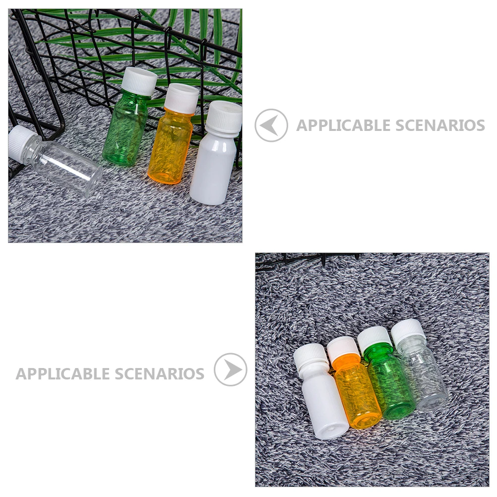 

30pcs 20Ml Reagent Bottles Laboratory Sample Sealing Bottle Pet Liquid Storage Bottle Scale Leakproof For Lab Industrial Use