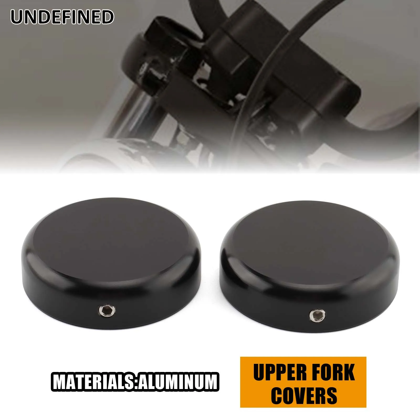Motorcycle Upper Fork Cover Cap For Harley Dyna Fat Bob Super Glide Softail Sportster XL883 1200 FXD FXDL FXDLS FLS FLSS FLSTF