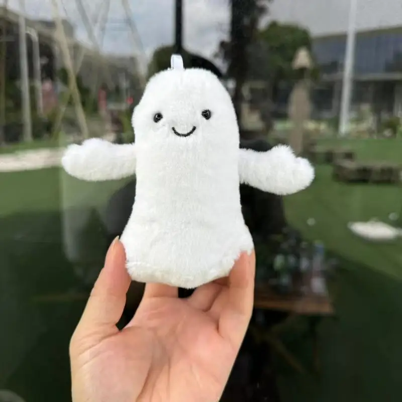 10cm Fun Cartoon Halloween Skeleton Bat Plush Doll Pendant Keychain Creative Cute Backpack Accessories For Children Holiday Gift