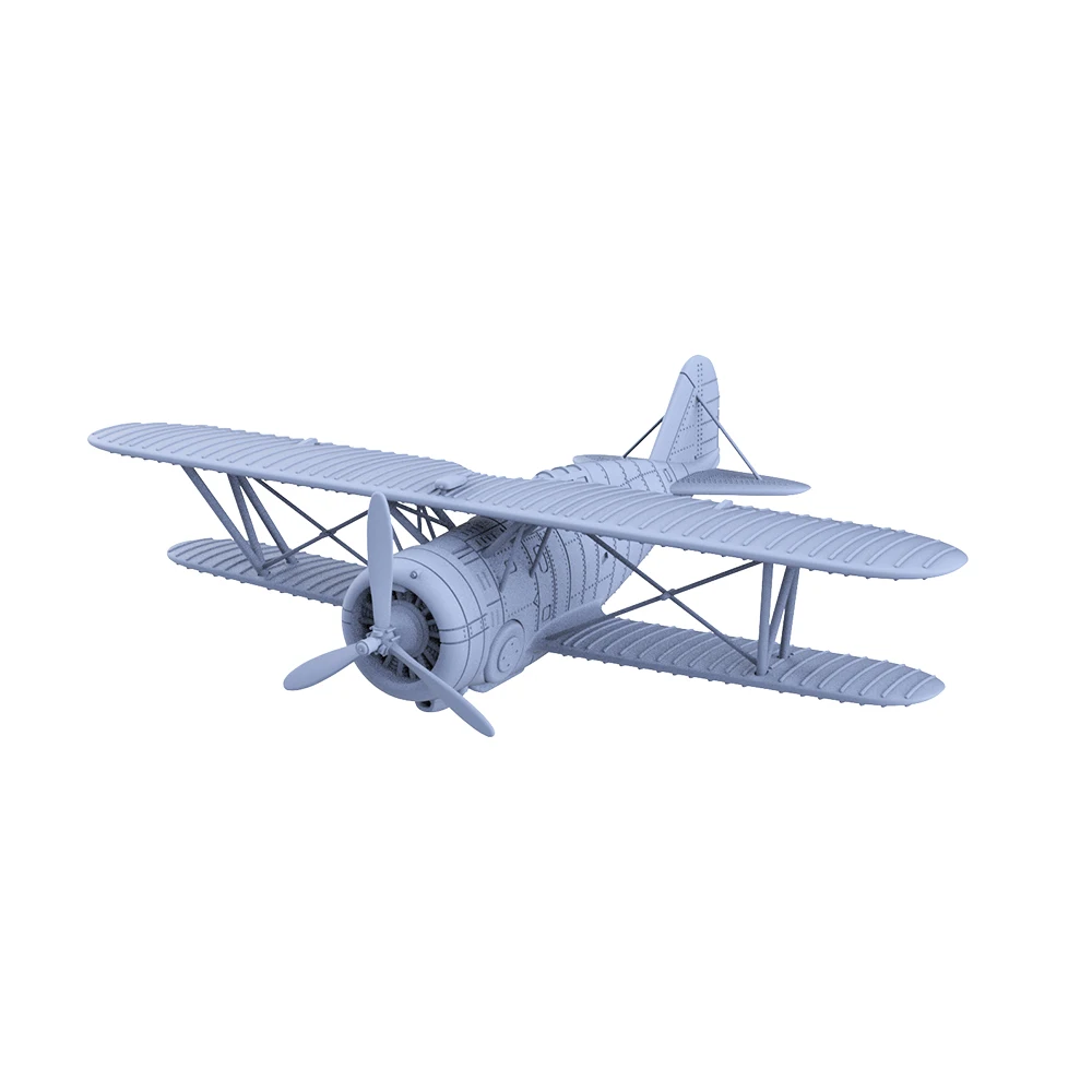 Yao's Studio LYR255 1/72 1/144 1/200 1/700 Military Model Kit USN F3F-2 Biplane Fighter