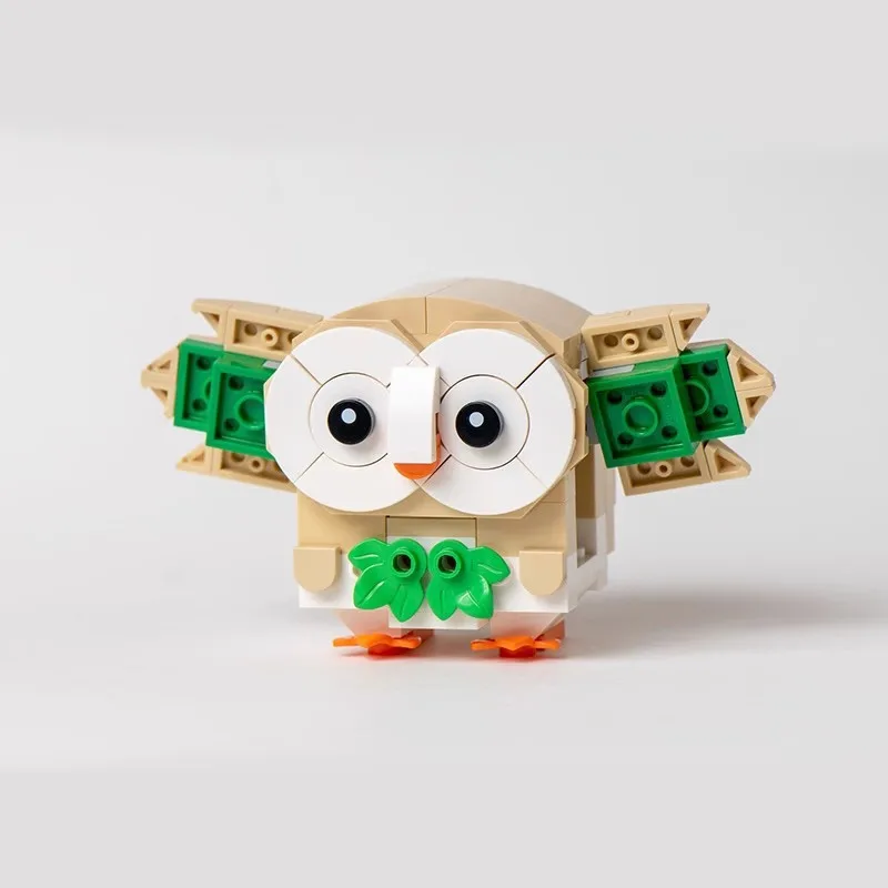 Moc Schattige Animlas Vogeluil Creatief Model Set Bouwstenen Ornamenten Kit Speelgoed Voor Kinderen Kinderen Geschenken Speelgoed 154 Stuks Bakstenen 145301