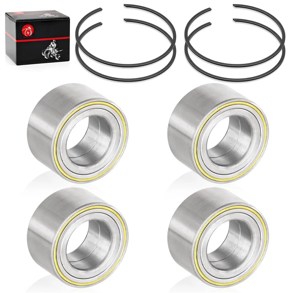 

4pcs Front Rear Wheel Bearing & Circlip for Can-Am Maverick X3 MAX Turbo R RR 2017-2023 293350109 293350129 293350151 293370102