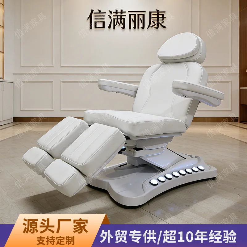 

Source Factory Split Legs Electric Beauty Bed Tattoo Tattoo Bed Multi-motor Lifting Chair Beauty Salon Special Beauty Bed