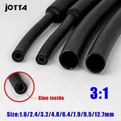 1M 3:1 Heat Shrink Tube Thicken With Glue Dual Wall Tubing Diameter 1.6/2.4/3.2/4.8/6.4/7.9/9.5/12.7mm