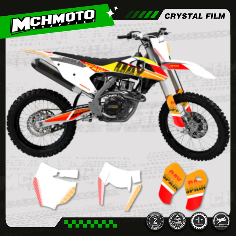 

MCHMFG Full Graphics Decal Stickers For KTM EXC EXC-F 2017 2018 2019 SX SXF 2016 2017 2018 125 250 300 350 450 -004