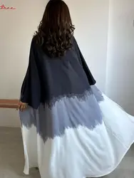 Ramadan Eid Fashion Bandhnu Kimono muzułmański Abayas szlafrok Musulmane Abaya kardigan muzułmański arabski nabożeństwo odzież Wy1565