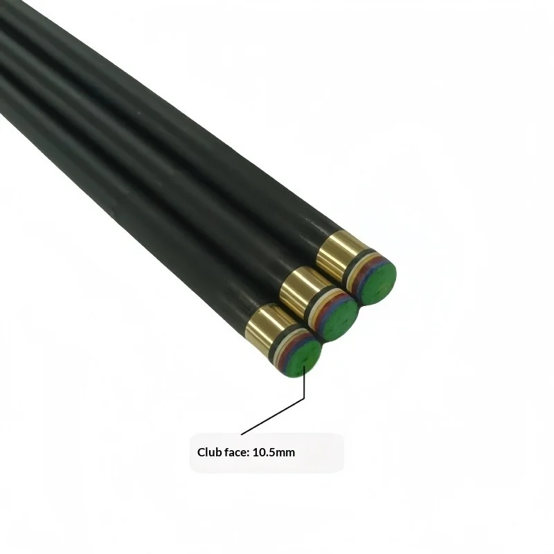 Stik Biliar Snooker Serat Karbon Teknologi Tinggi Ujung 8mm Gaya Cina Ringan Tahan Lama Seimbang untuk Pemula dengan Aksesoris