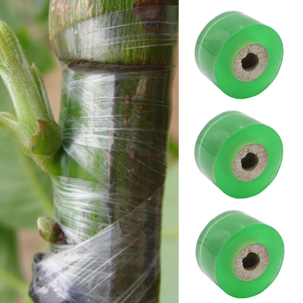 

Grafting Tape Stretchable Self-adhesive Clear Floristry Film for Pecans Walnuts Citrus Avocado Fruits Tree (2.5mm Green)