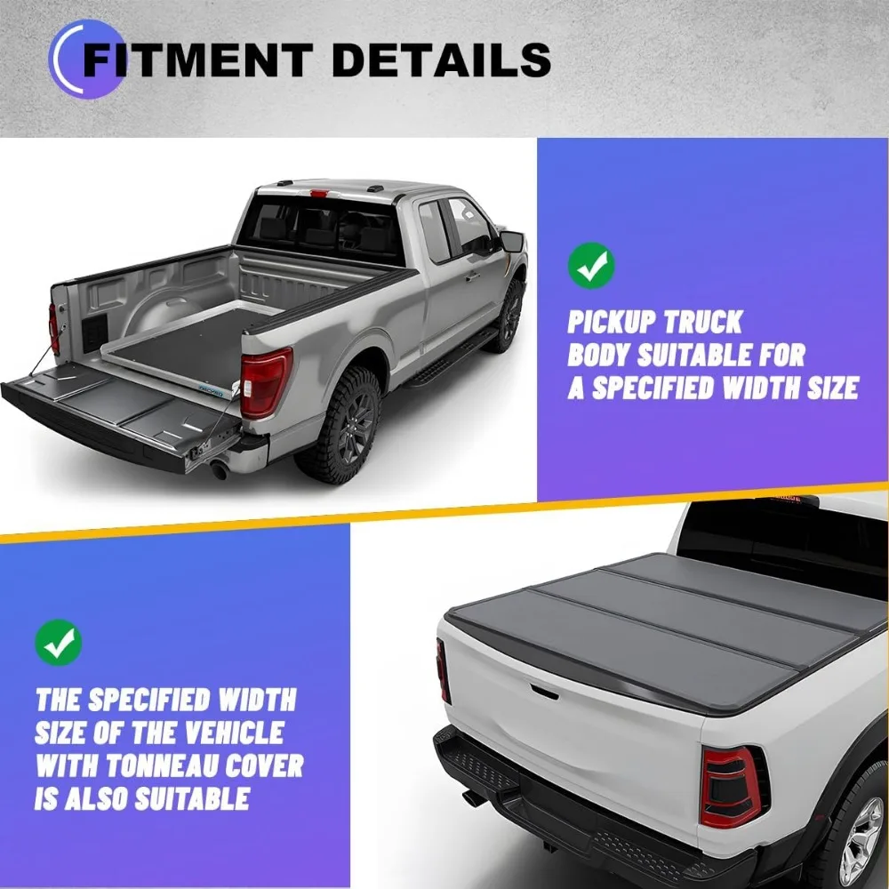 قضبان Wolfstorm لشاحنات الالتقاط العالمية بالحجم الكامل، شريط رياضي على شكل رف تشيس للشاحنات شيفروليه S-10 كولورادو/جي إم سي سونوما/Je #6