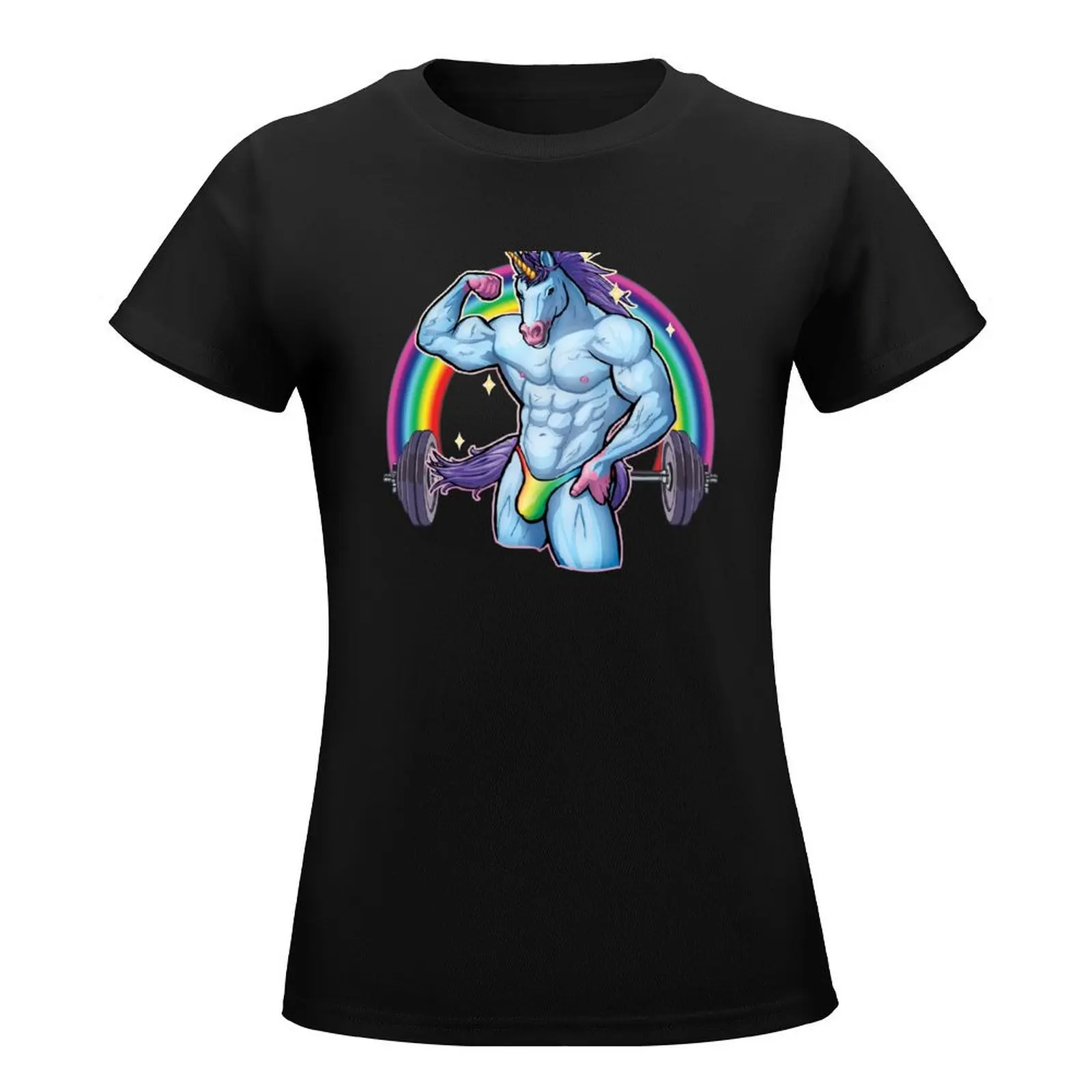 The Unicorn of Pump T-Shirt funny summer top summer tops Top Women