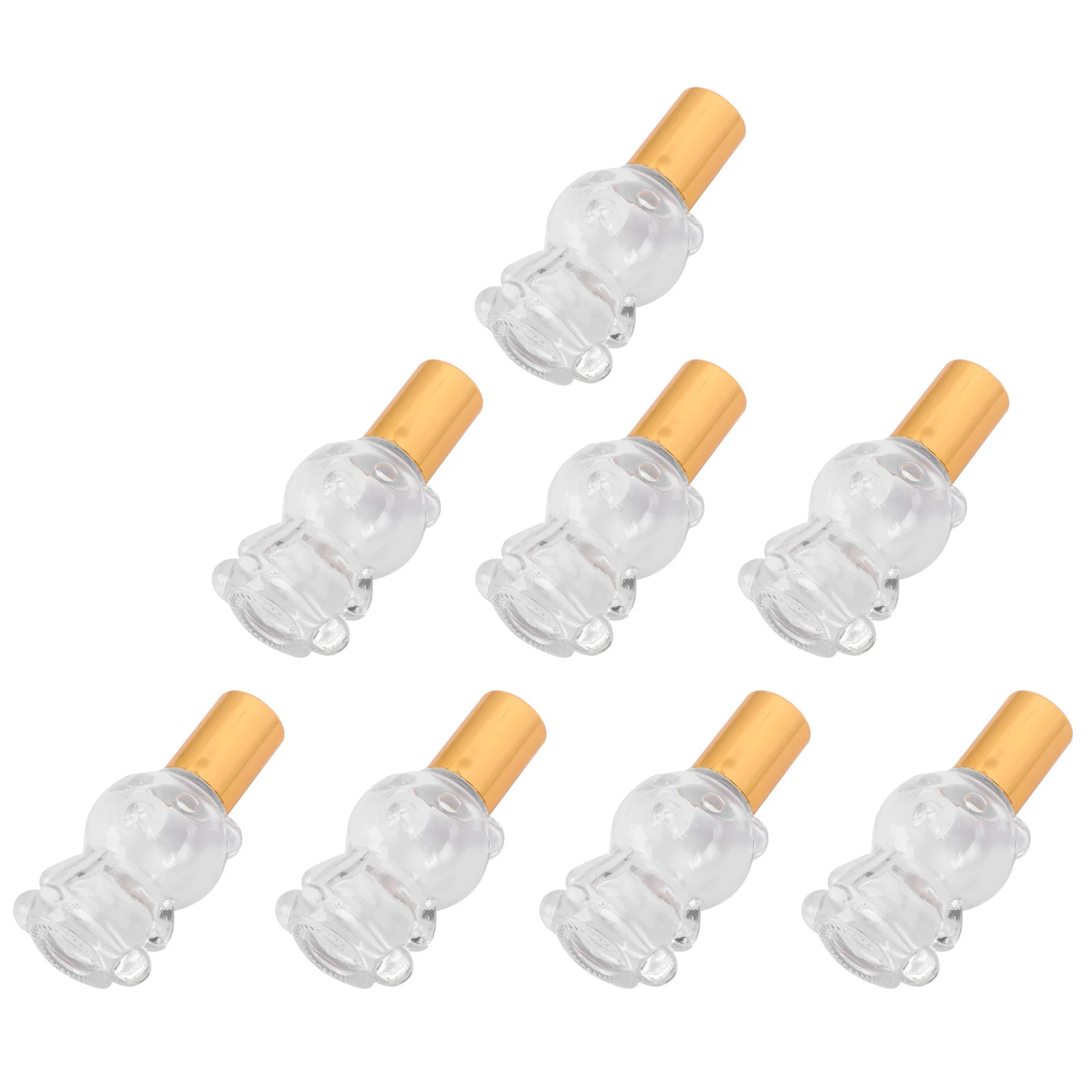 8Pcs Refillable Perfume Bottle Durable Glass Roller for Essential Oils and Daily Care Glass Roller Bottle Essential Oil Rollers