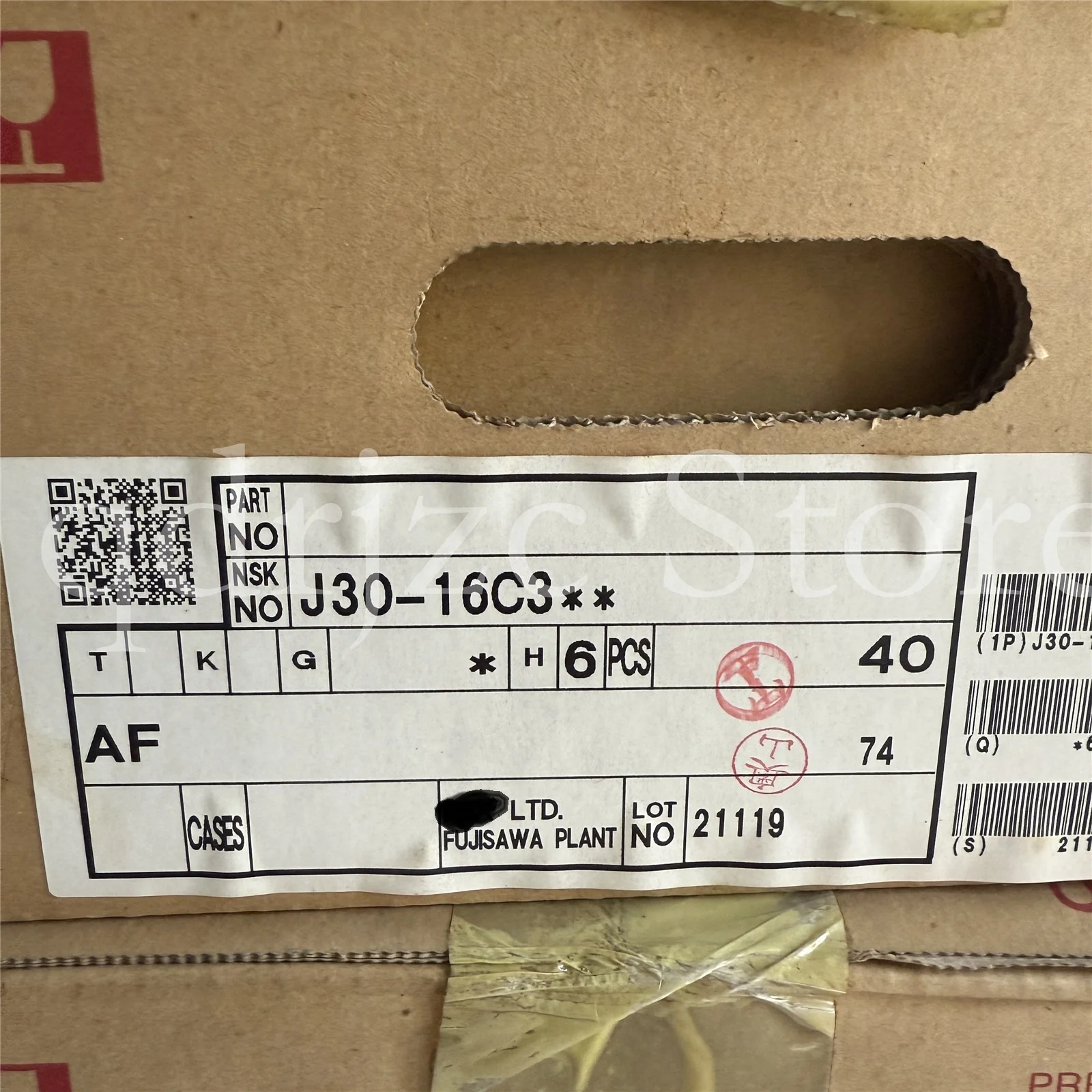 

Cylindrical roller bearings for automobiles J30-16C3 = J30-16 70591-1 30X70X19 mm