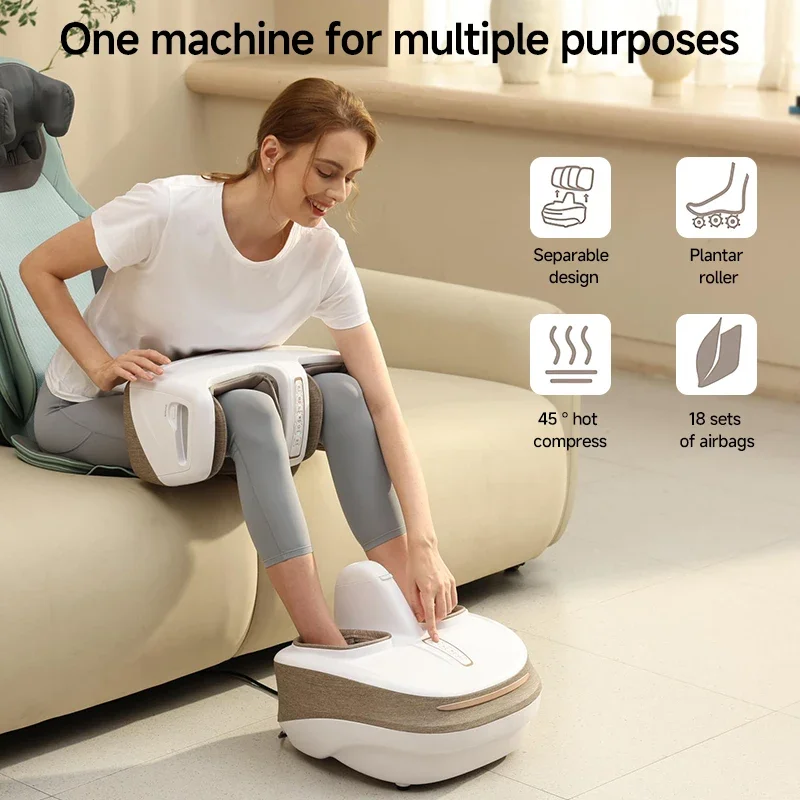 Air Compression pressure feet massage Foot massager Machine with Kneading