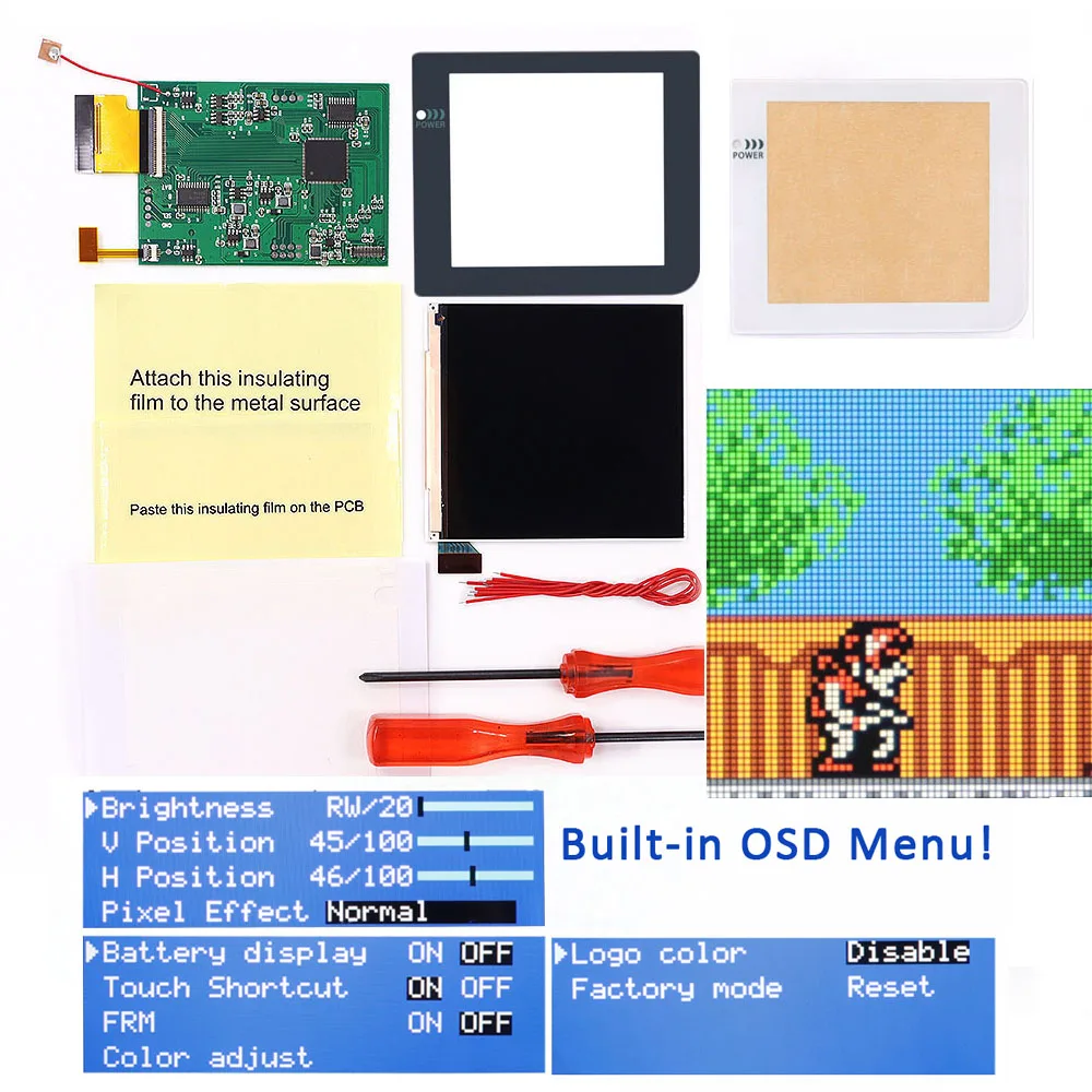 hispeedido-for-gbp-ips-lcd-q5-screen-8-color-retro-pixel-screen-mod-kits-build-in-osd-can-adjust-the-color-for-gameboy-pocket