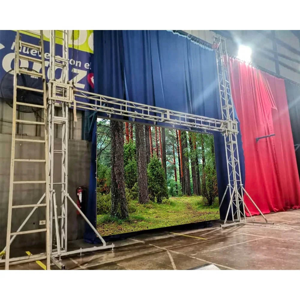 Hd P3.91 P4.81 Indoor Stage Background Led Tv Studio Screen/indoor Led Video Wall Panel Screen Flexible Led Display Screen