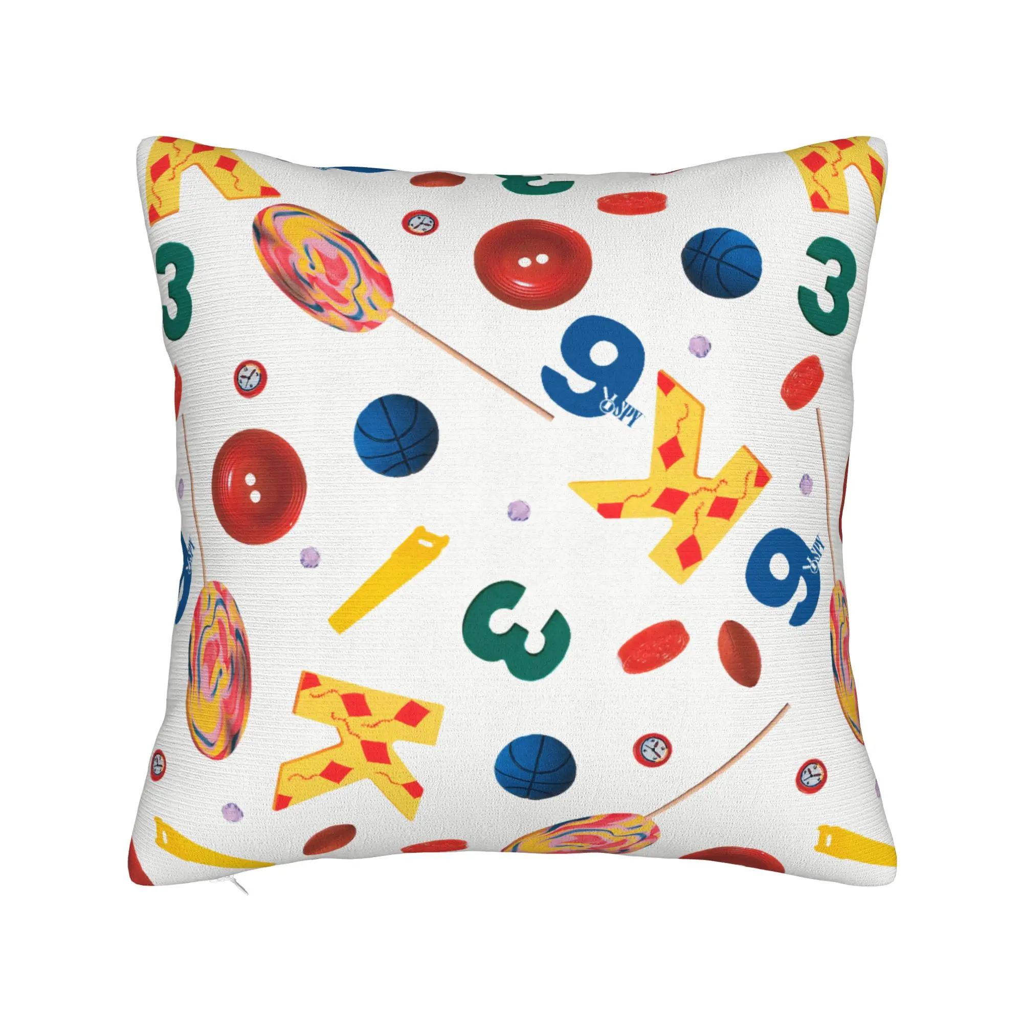 I S-Spy Pillow Case  Graphic Pillow Cover Fashion Pillowcases For Couch Sofa Bedroom