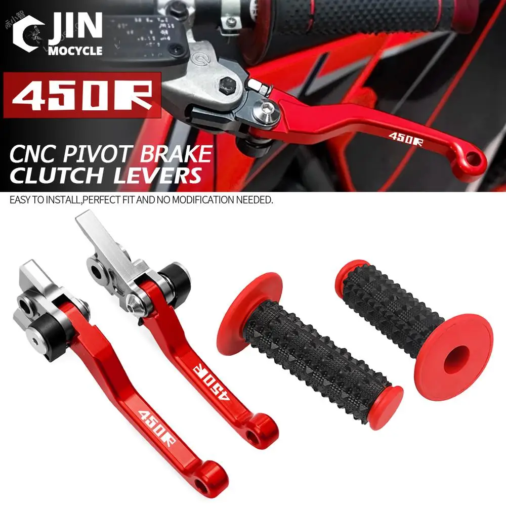 Motocross Non-slip Hand Grips Handlebar and Dirt Bike Brake Clutch Levers FOR 450 RALLY REPLICA 2015 2016 2017 450RALLY REPLICA