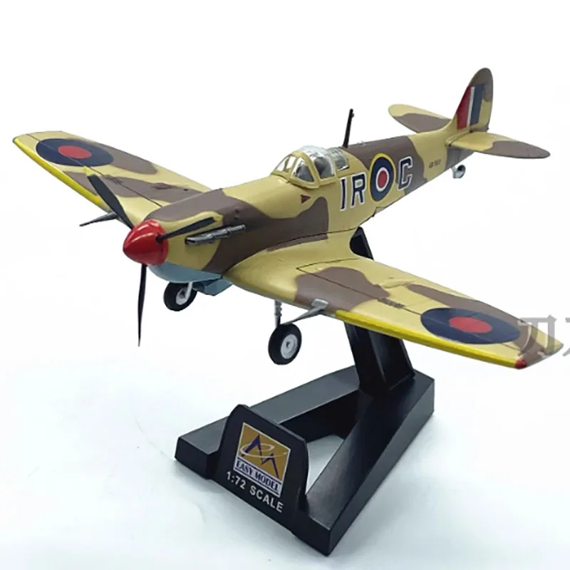 1:72 Scale Spitfire MK.Ⅴ/TROP Fighter British air force Plastic Finished Model Static Decoration Souvenir Gifts For Adult Boy