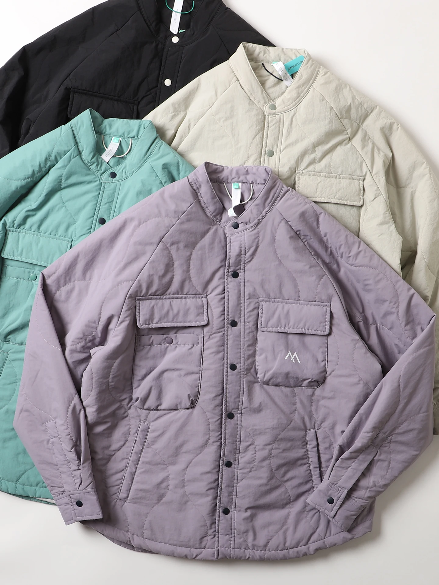 

Легкая водонепроницаемая хлопковая куртка для мужчин, повседневная, с воротником-стойкой, свободного кроя, с наполнителем, внутренняя хлопковая подкладка, хлопковая одежда